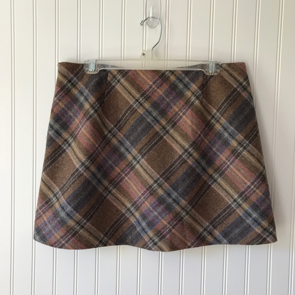 Gap Wool Plaid Skirt - Picture 2 of 3